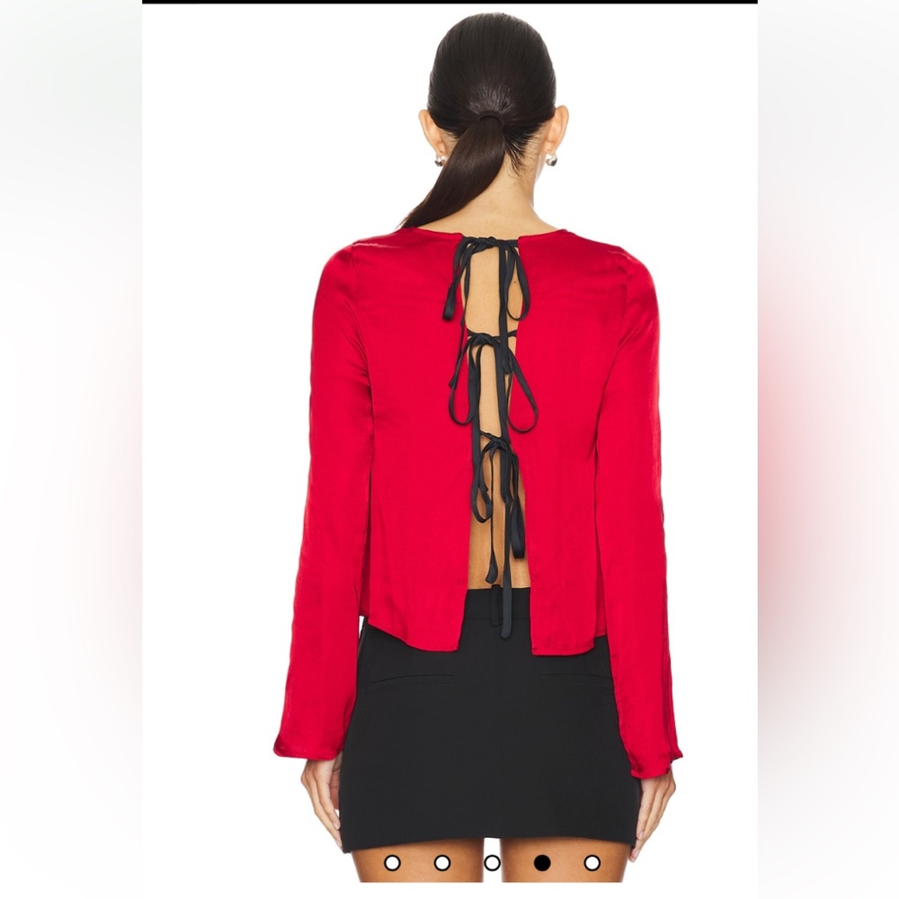 Free people Arabella Blouse in Rubies - Picture 3 of 10